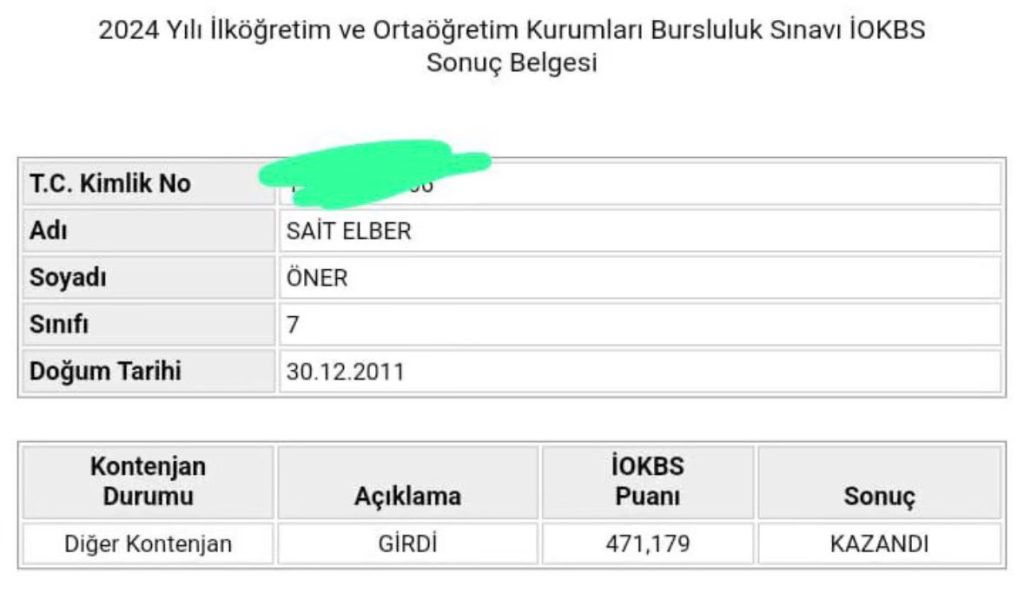 Sait Elber Öner - İOKBS