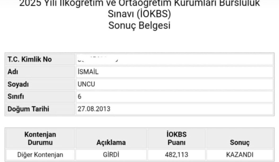 İsmail Uncu - İOKBS