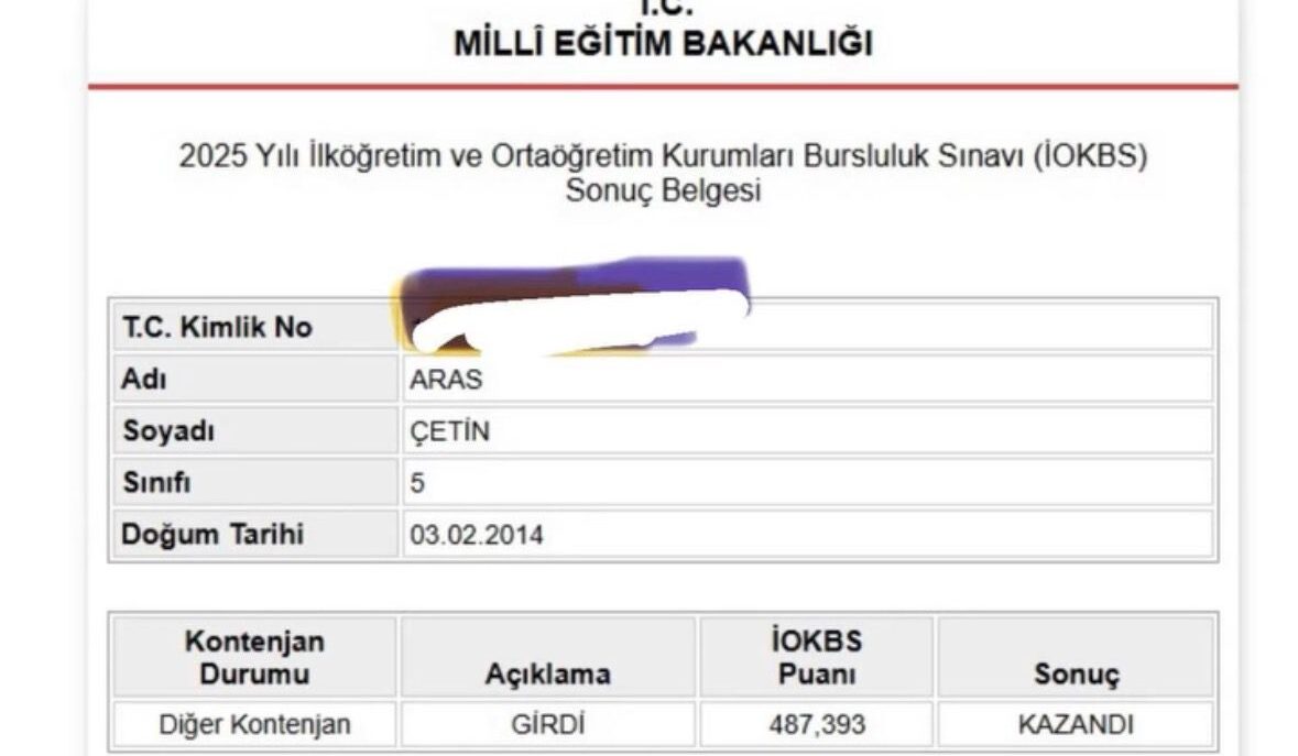 Aras Çetin - İOKBS