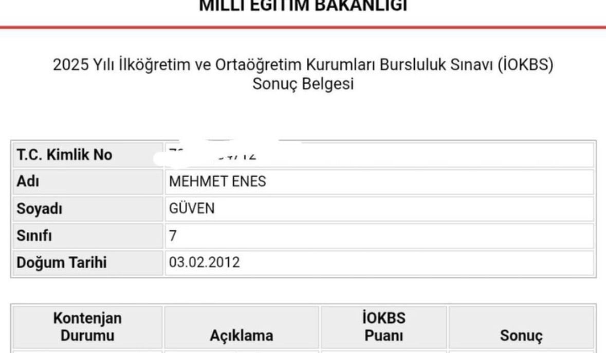 Mehmet Enes Güven - İOKBS