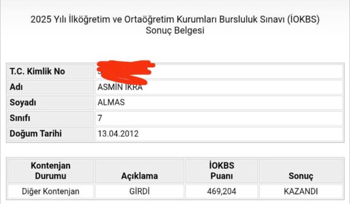 Asmin İkra Elmas - İOKBS